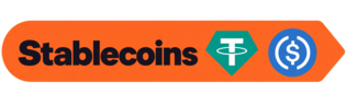 Stablecoins, orange USDT/USDC pair
